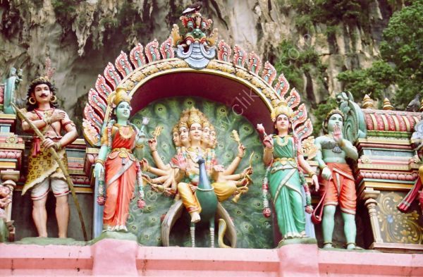 Detail of Hindu Temple, Batu Caves, Kuala Lumpur